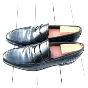 Gucci Men’s Ravello Loafers Black Leather Size 7G